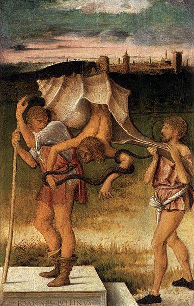 Giovanni Bellini Falsehood Spain oil painting art